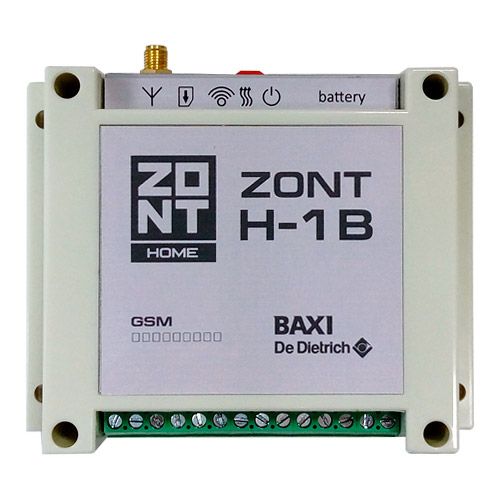 ZONT H-1B контроллер для газовых котлов BAXI и De Dietrich